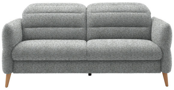 2-SITZER-SOFA  in Webstoff Pastellblau  - Eiche Bianco/Pastellblau, Design, Holz/Textil (192-220/85-106/98-112cm) - Dieter Knoll