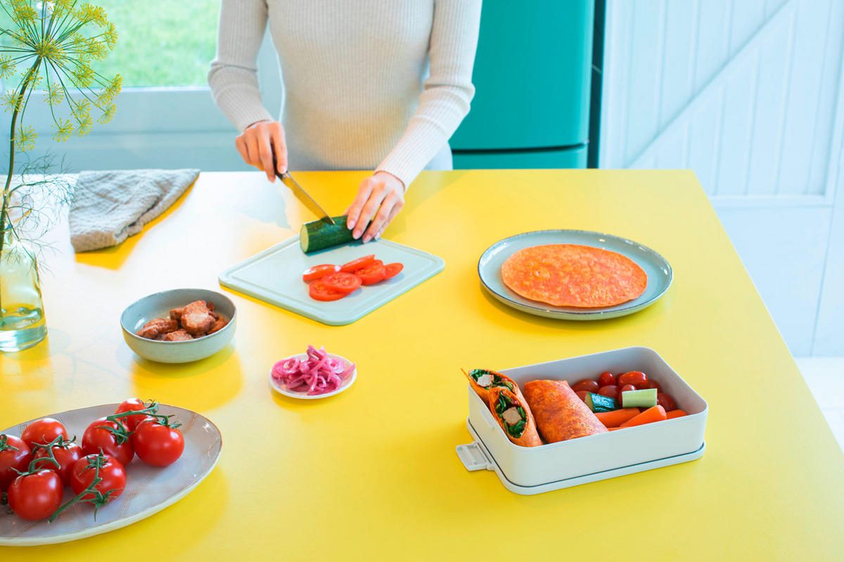 KRABIČKA NA OBĚD plast   - světle šedá, Basics, plast (25.9/6/16.7cm) - Brabantia