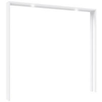 PASSEPARTOUTRAHMEN  230,9 cm  - Weiß Hochglanz/Weiß, Design, Holzwerkstoff (230,9cm) - home24