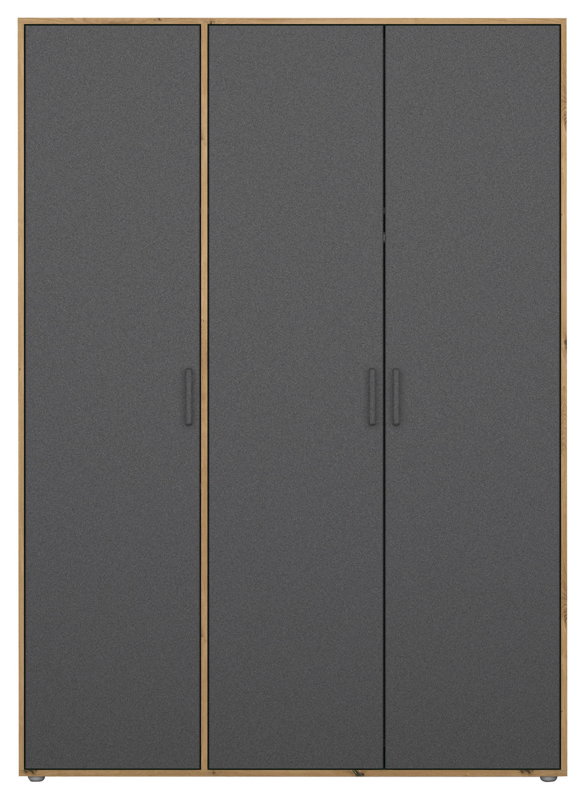 NYÍLÓAJTÓS SZEKRÉNY szürke, Artisan tölgy  - Artisan tölgy/szürke, Modern, műanyag/faalapú anyag (140/194/53cm) - Rauch Möbel