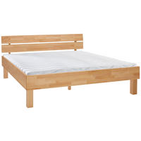BETT 180/200 cm,  in Buchefarben,  - Buchefarben, Natur, Holz (180/200cm) - Carryhome