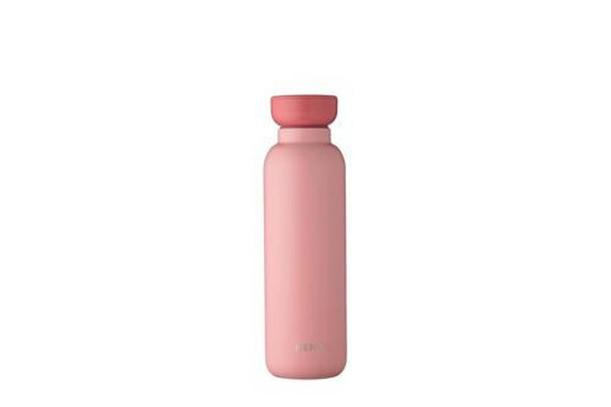 ISOLIERFLASCHE Ellipse 0,5 l  - Hellrosa, Basics, Kunststoff/Metall (7/23,8cm) - Mepal