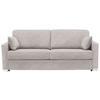 SCHLAFSOFA in Textil Hellgrau  - Chromfarben/Hellgrau, Konventionell, Textil/Metall (208/86/97cm) - Novel