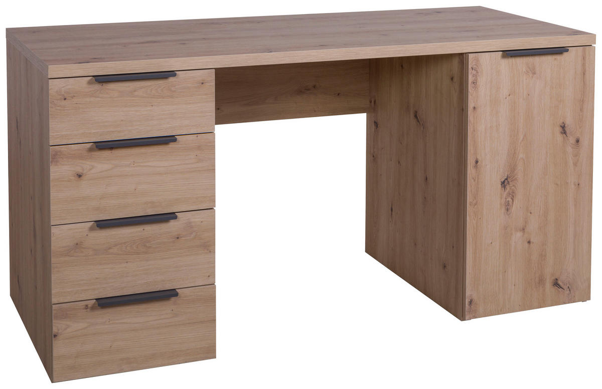 RADNI STO    - Osnovno, metal/pločasti materijal (145,9/75,4/59,6cm) - Carryhome
