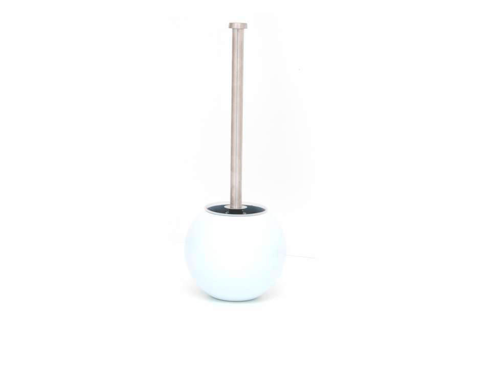WC-BÜRSTENGARNITUR in Metall  Kunststoff   - Weiß, Basics, Kunststoff/Metall (14/14/36cm)