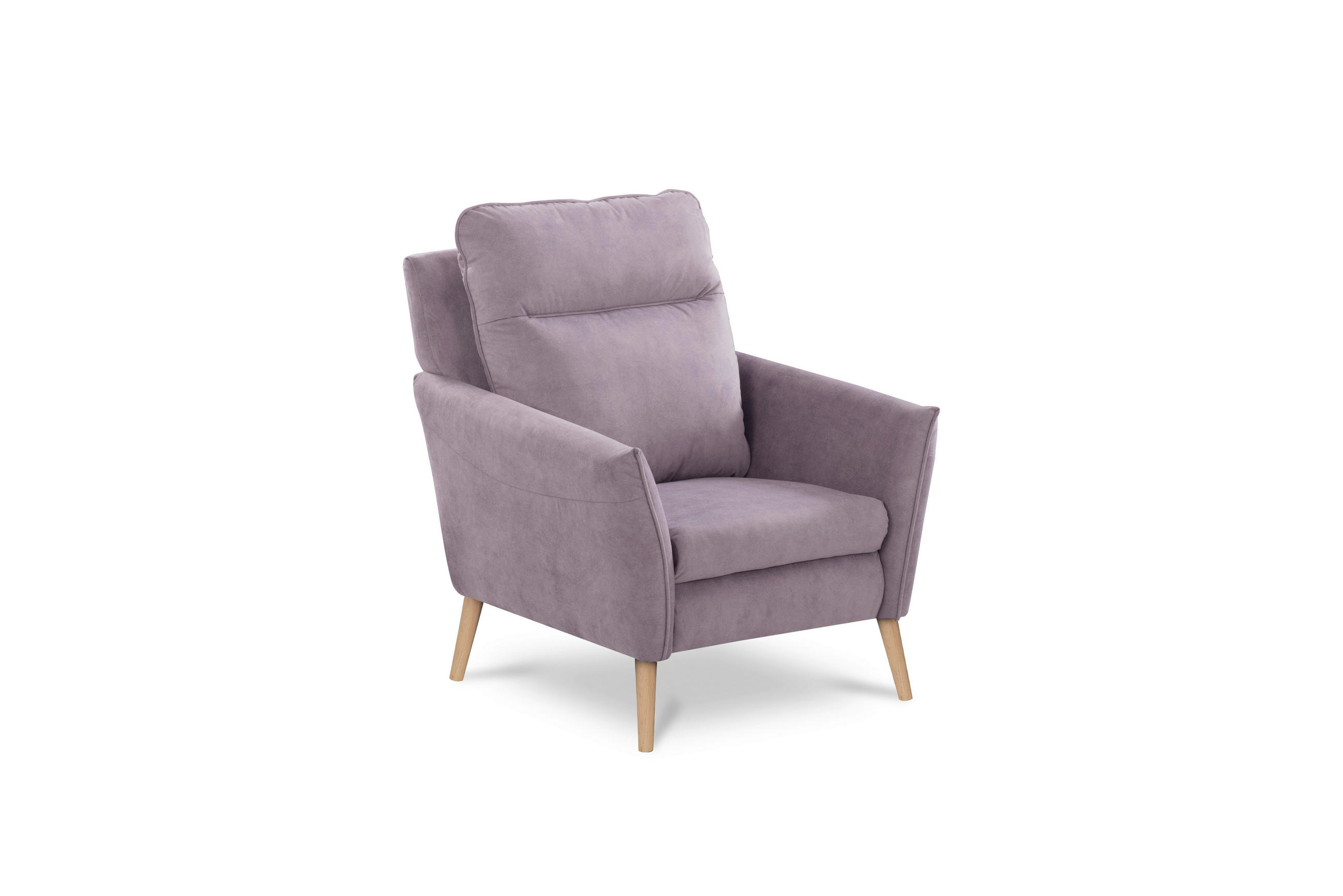 RELAXSESSEL in Textil Rosa  - Buchefarben/Rosa, Design, Holz/Textil (88/110/92cm) - Livetastic