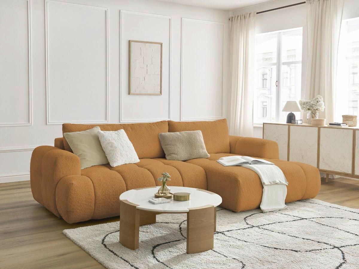 XXXLutz Eckschlafsofa Fuji Gelb 292x160 cm