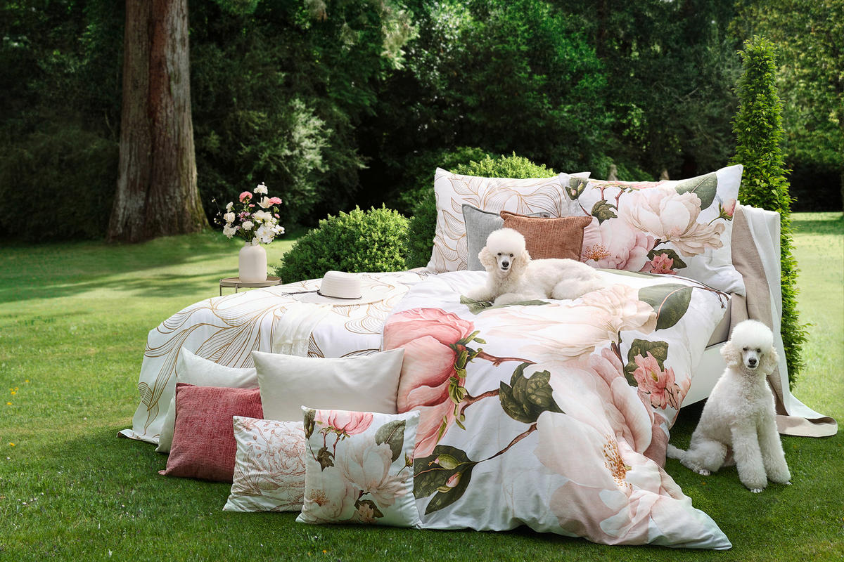 POSTELJINA SA DVA LICA CALM LIVING 140/200 cm saten višebojna  - višebojna, Konvencionalno, tekstil (140/200cm) - Esposa