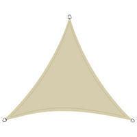 GARTENSONNENSEGEL - Ecru, MODERN, Textil/Metall (360/360/360cm) - Siena Garden