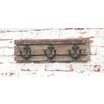 WANDGARDEROBE  in Tanne massiv Braun  - Braun, Design, Holz (50/14/7cm) - Carryhome
