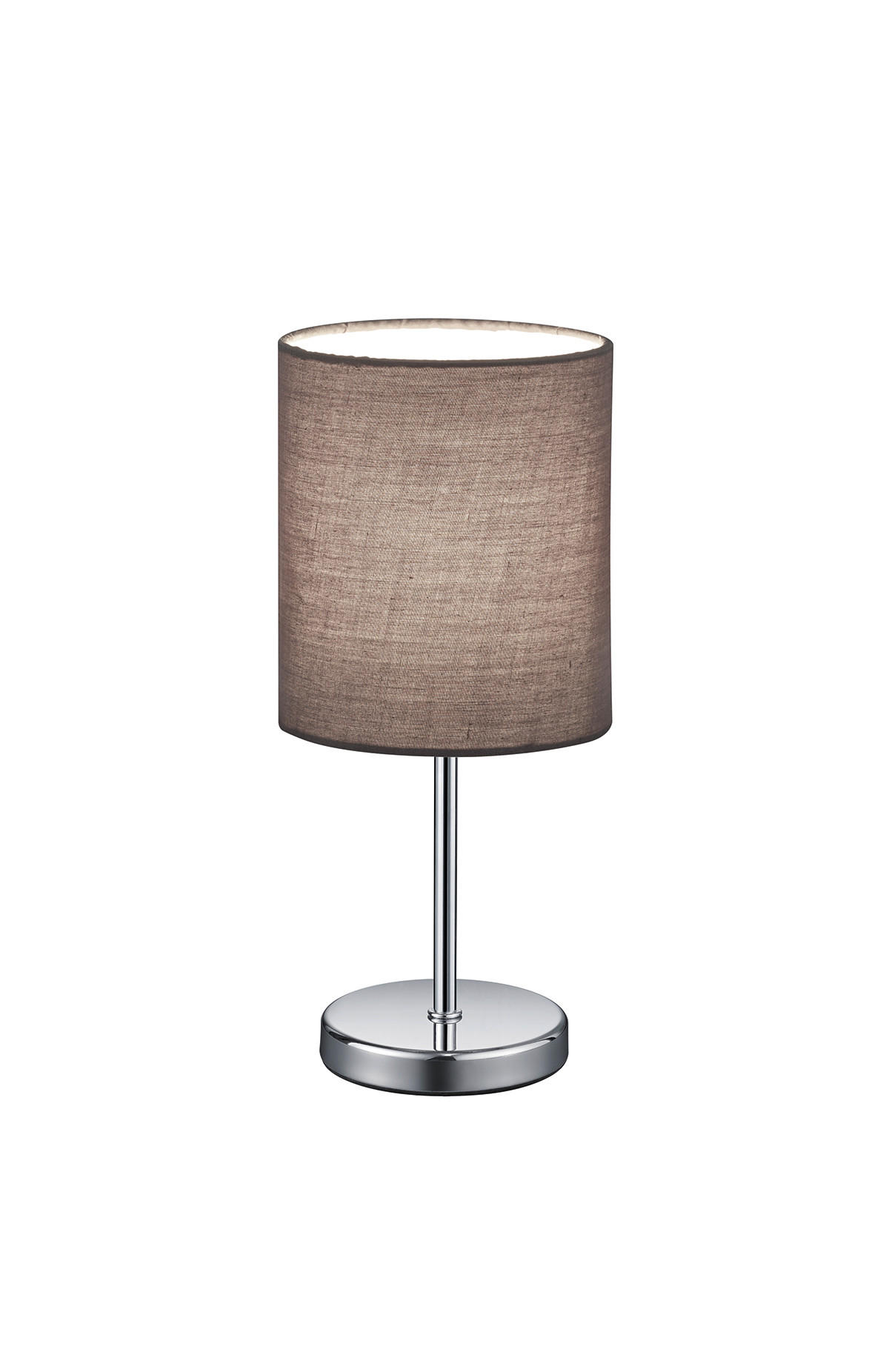 STONA LAMPA - boja hroma/siva, Osnovno, tekstil/metal (13/28,5cm) - Boxxx