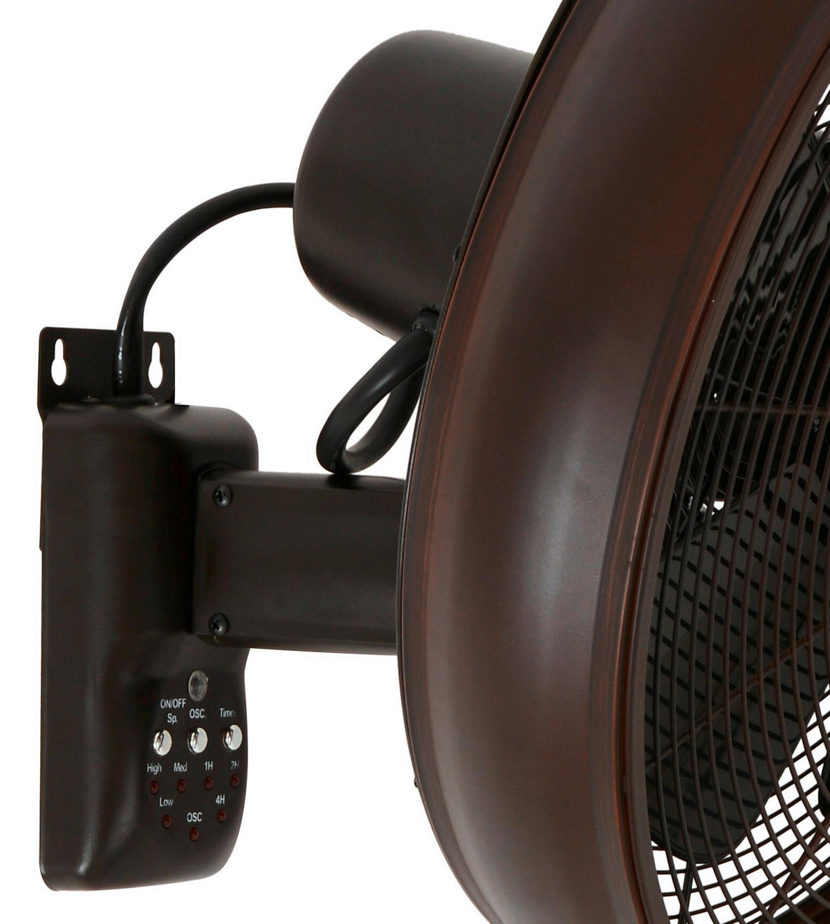 TAKFLÄKT Breeze Serie  - bronsfärgad/svart, Basics, metall/plast (46/46/40cm) - P & B