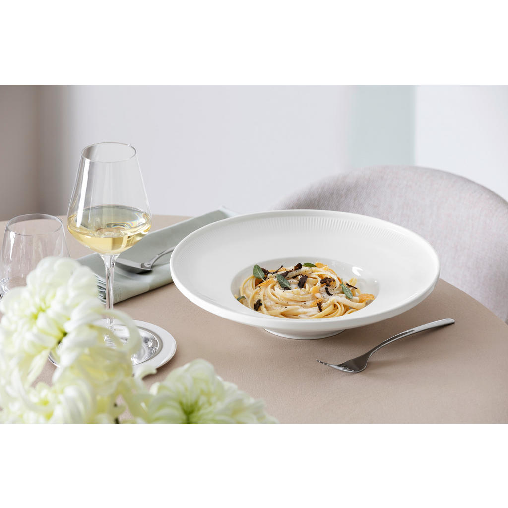 Thumbnail - Villeroy & Boch Pastateller Afina, Weiß, Keramik, Uni, rund, stoßfest, robust, Essen & Trinken, Geschirr, Teller, Pastat...