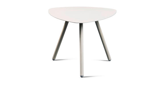 BEISTELLTISCH 50/50/40 cm Grau Freiform - Grau, Design, Metall (50/50/40cm) - Xora