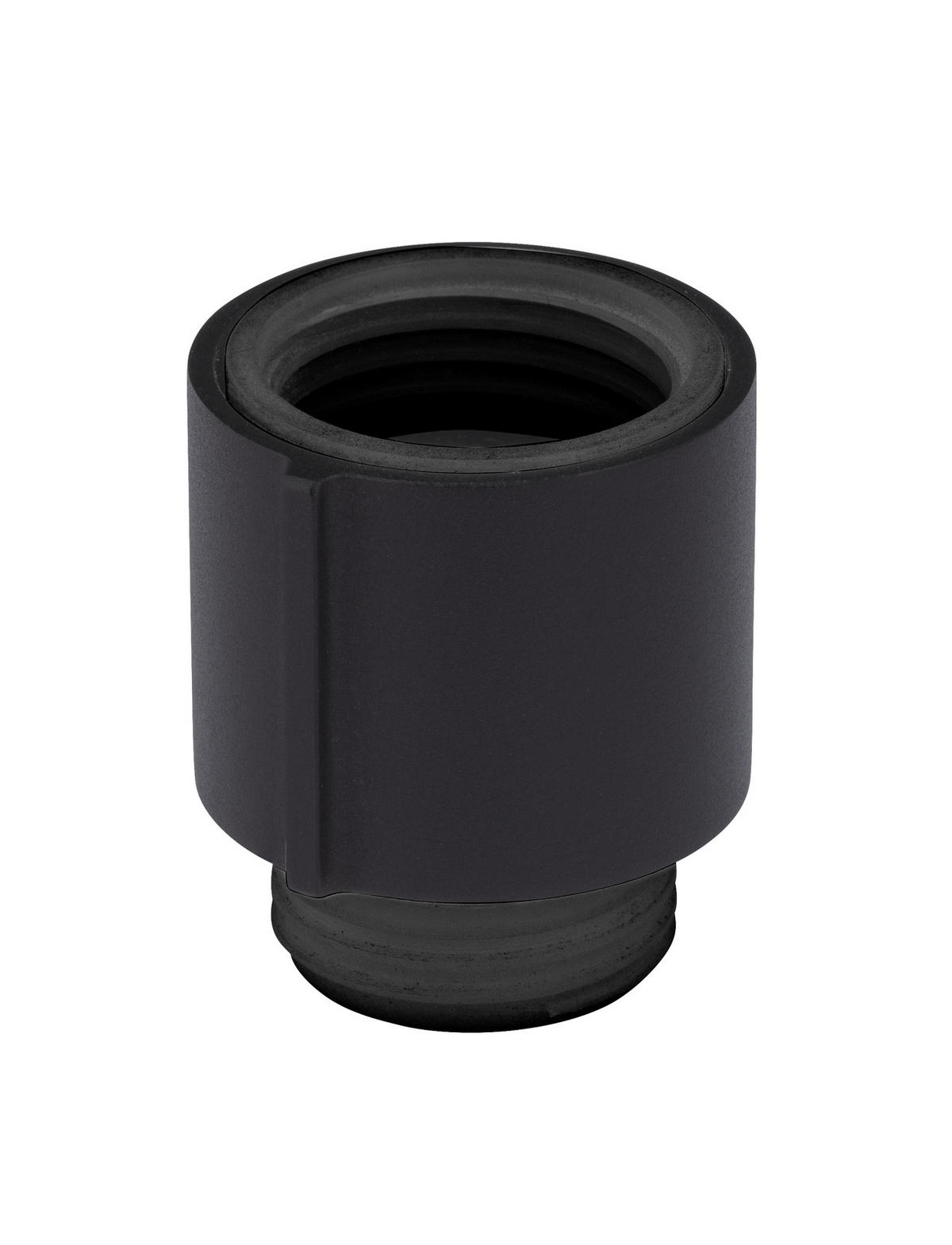WASSERSPARER  - Schwarz, Basics, Kunststoff (2,8/3,3cm) - Wenko
