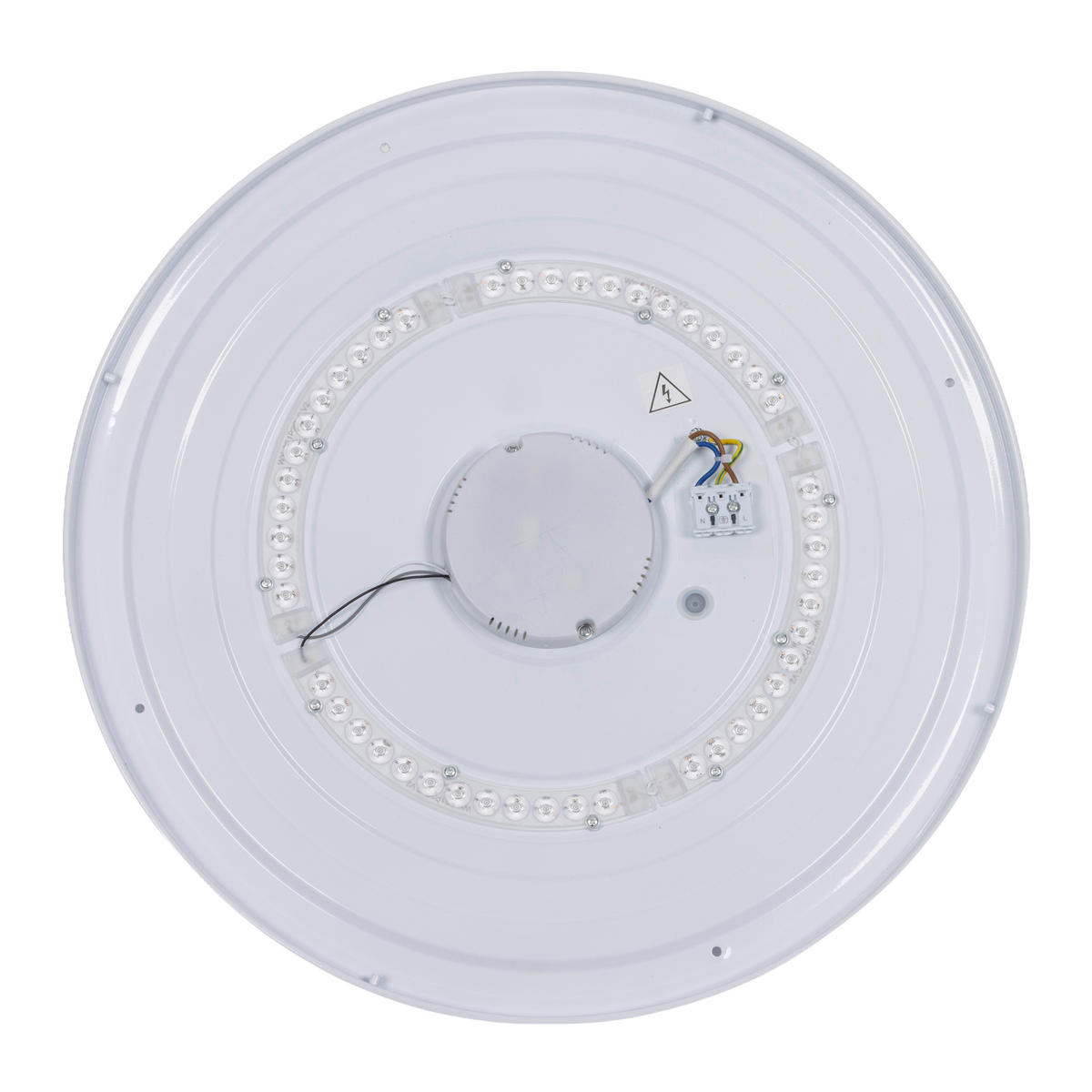 LED-TAKLAMPA 45 W 48,5/8 cm  - vit/champagne, Design, plast (48,5/8cm) - Novel