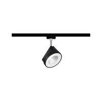 SCHIENENSYSTEM-STRAHLER Urail 19,1/7,8/12,3 cm   - Schwarz, Design, Metall (19,1/7,8/12,3cm) - Paulmann
