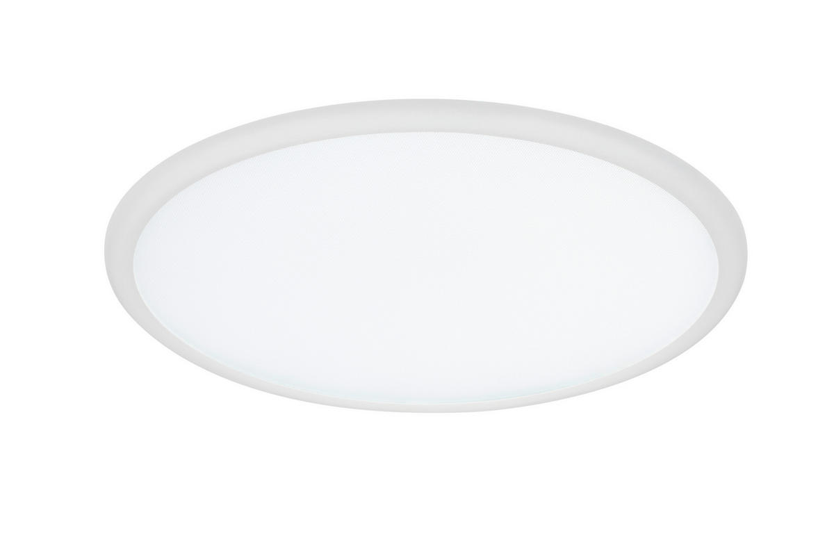LED-DECKENLEUCHTE Arcalis 45/5,2 cm  - Weiß, Design, Kunststoff/Metall (45/5,2cm) - Novel