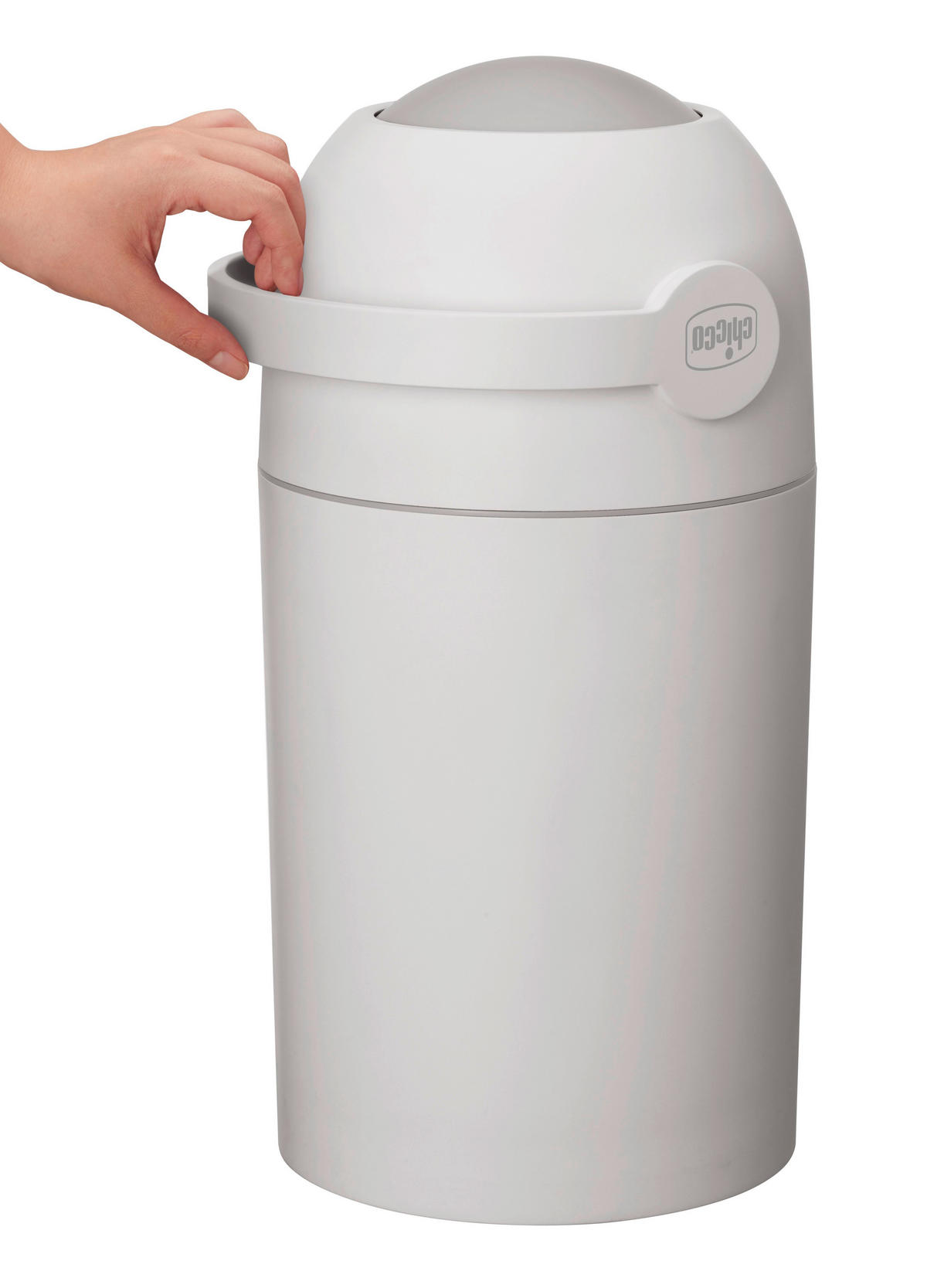 KOŠ ZA PELENE  Odour Off  - siva, Basics, plastika (23/48/23cm) - Chicco