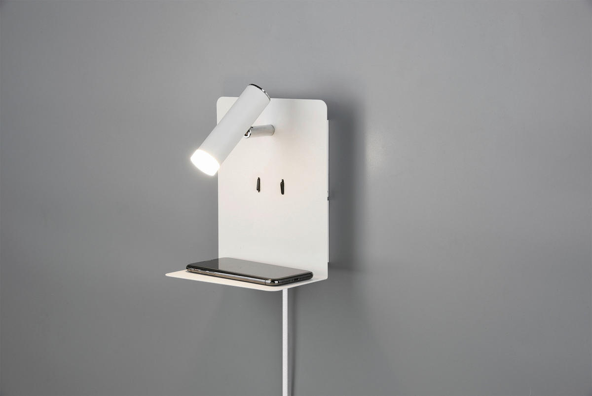 LED-WANDLEUCHTE - Weiss, Basics, Metall (20/16/14cm) - Trio Leuchten