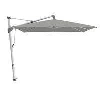 AMPELSCHIRM 300 cm Greige  - Greige/Alufarben, KONVENTIONELL, Textil/Metall (300/300cm) - Glatz