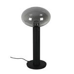 AKKU-TISCHLEUCHTE 20/42 cm  - Chromfarben/Schwarz, Design, Glas/Kunststoff (20/42cm) - Dieter Knoll