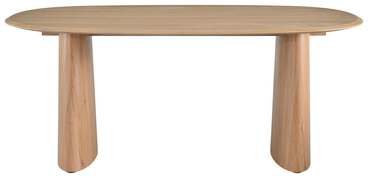 ESSTISCH 180/100/75 cm Echtholz, Nachbildung  Holz, Holzwerkstoff Naturfarben  - Naturfarben, MODERN, Holz/Holzwerkstoff (180/100/75cm) - MID.YOU