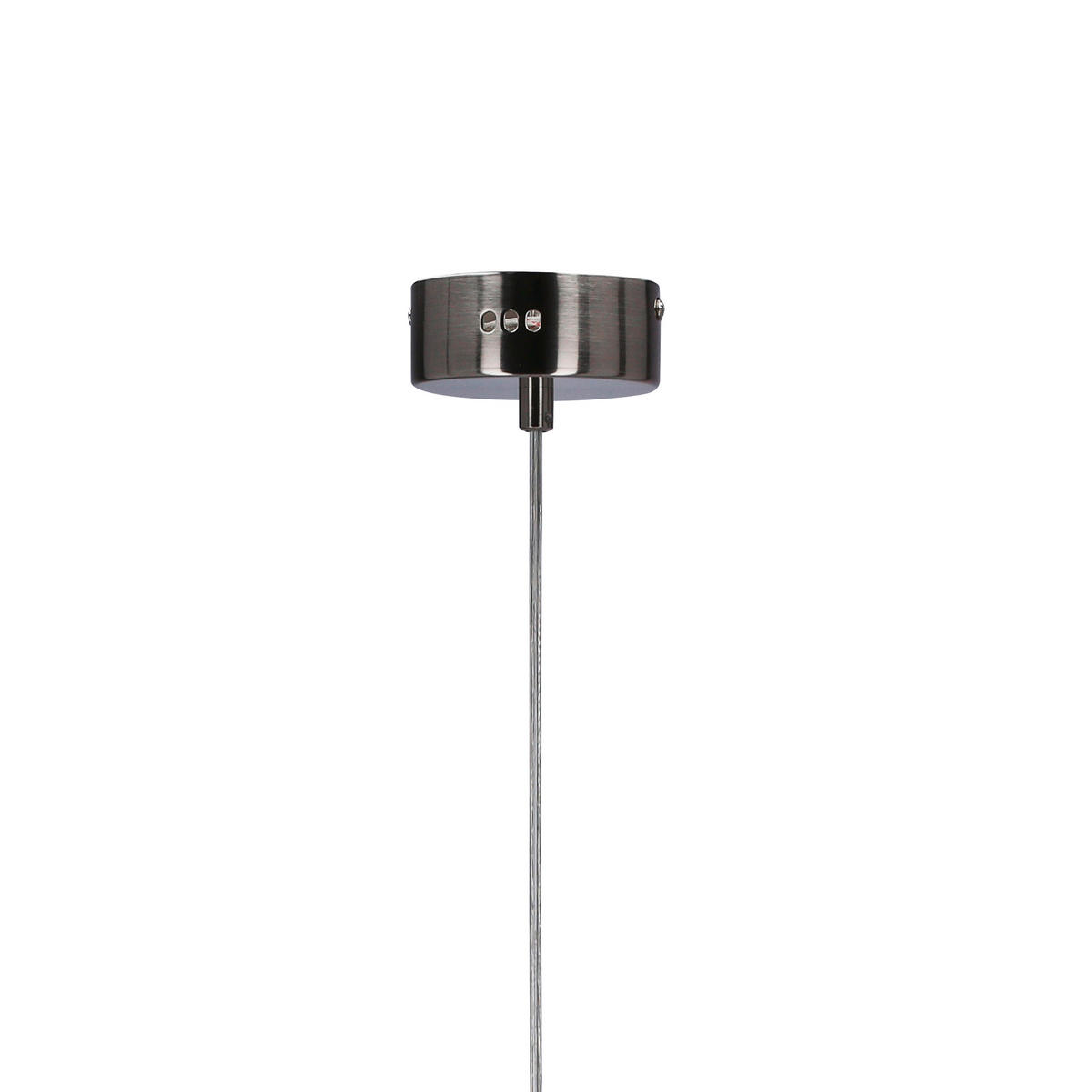 LED-HÄNGELEUCHTE Lukka 18/18/115 cm   - Chromfarben/Silberfarben, Design, Glas/Metall (18/18/115cm)