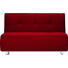 SCHLAFSOFA in Textil Rot - Chromfarben/Rot, Design, Textil/Metall (144/88/103cm) - Novel SCHLAFSOFA in Textil Rot - Chromfarben/Rot, Design, Textil/Metall (144/88/103cm) - Novel