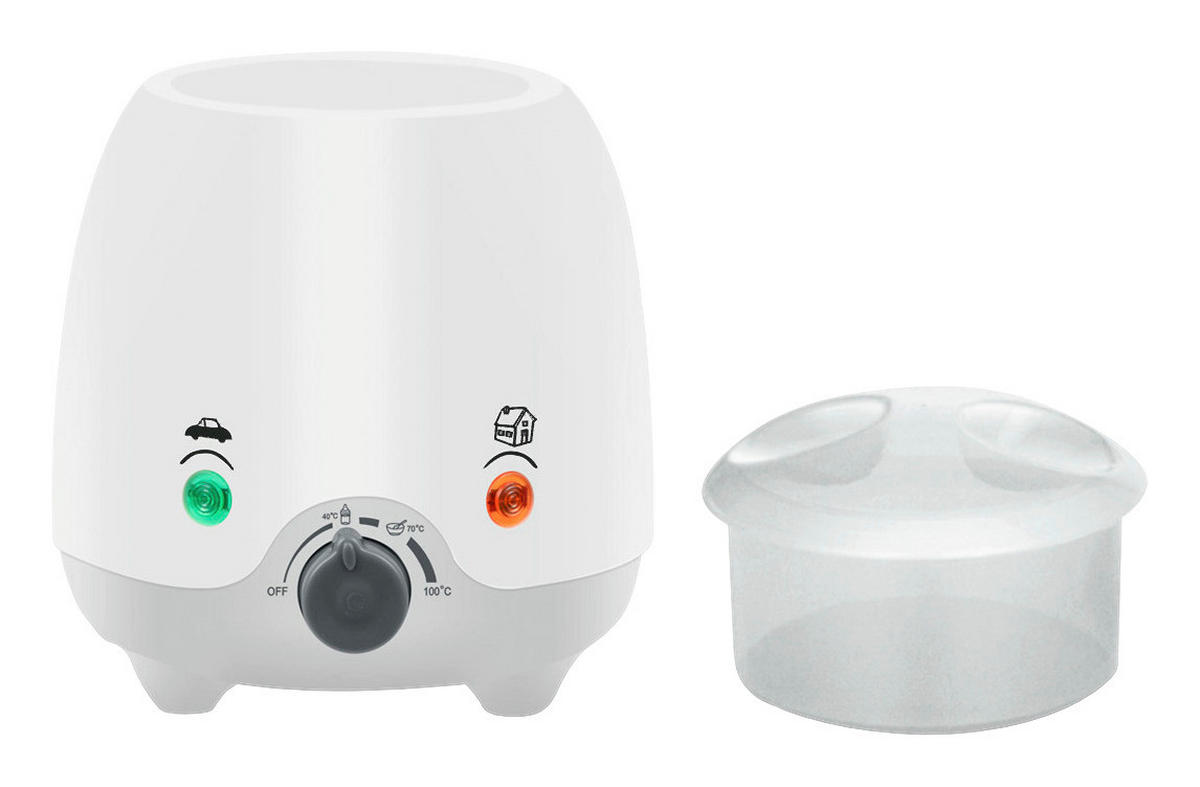 BABYKOSTWÄRMER  - Weiß/Grau, Basics, Kunststoff/Metall (15/16cm) - My Baby Lou