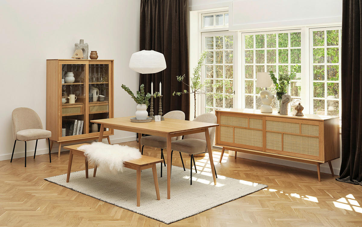 ESSTISCH Eichefarben rechteckig  ausziehbar  - Eichefarben, Trend, Holz/Holzwerkstoff (150-240/90/75cm) - Carryhome