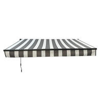 MARKISE - Anthrazit/Schwarz, MODERN, Kunststoff/Metall (295/20/200cm) - Gardenson