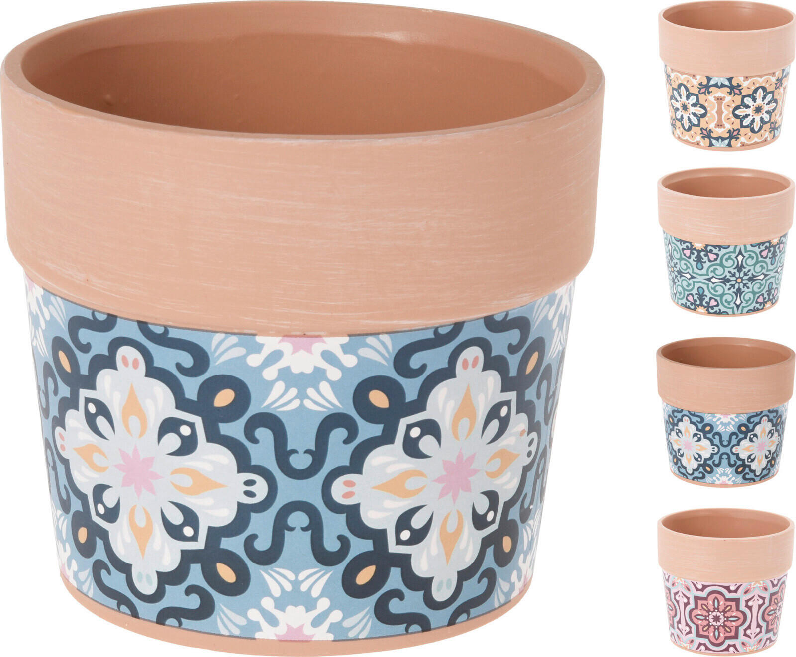 VIRÁGCSERÉP  - kerámia (8,8/8,8/12cm)