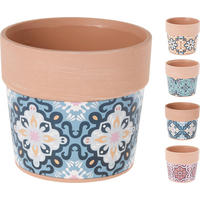 VIRÁGCSERÉP  - kerámia (8,8/8,8/12cm)