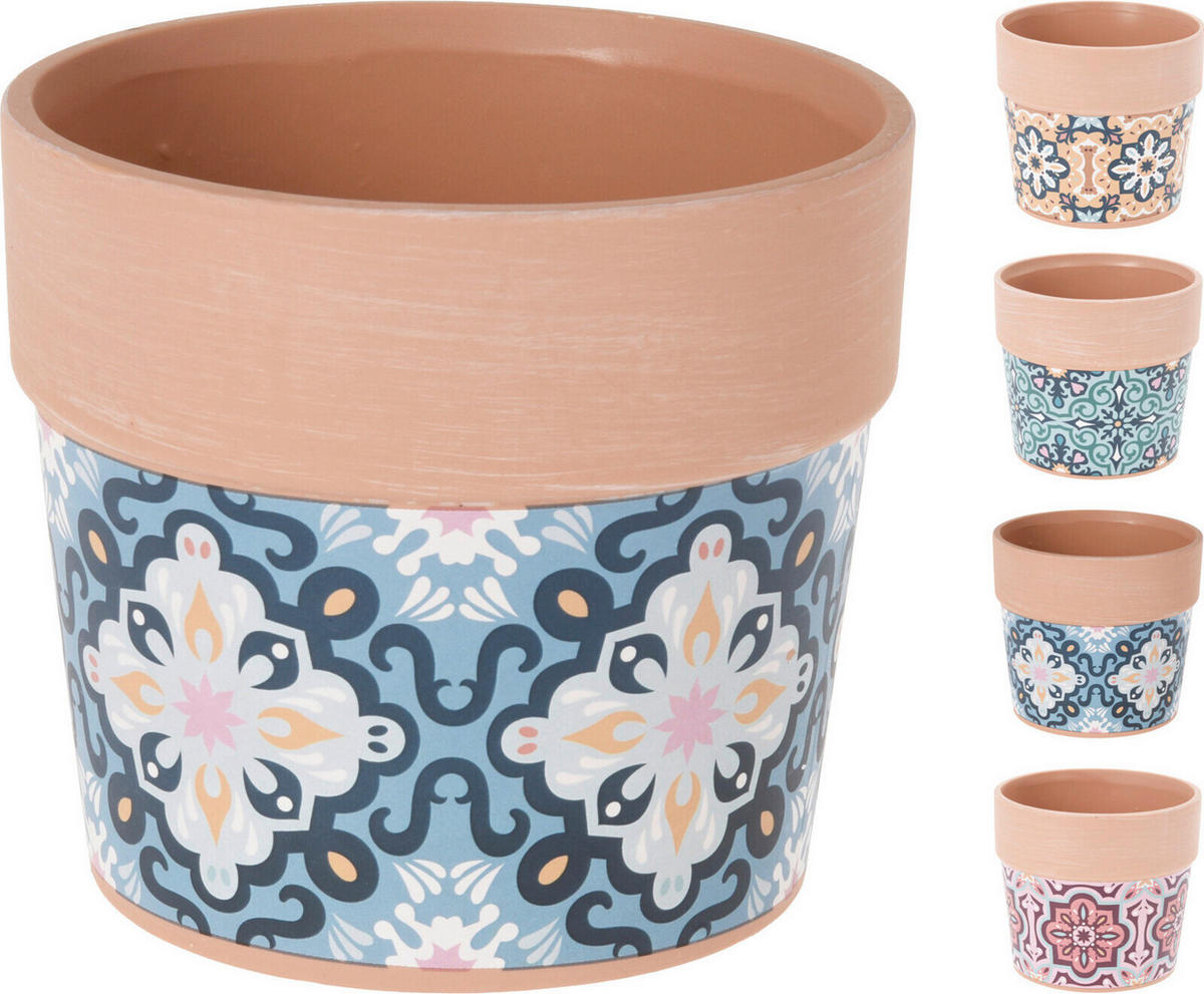 VIRÁGCSERÉP  - kerámia (8,8/8,8/12cm)