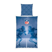 JUGENDBETTWÄSCHE NFL Renforcé 135/200 cm  - Hellblau, Design, Textil (135/200cm) - Herding
