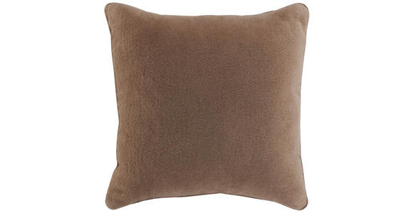 ZIERKISSEN  45/45 cm   - Taupe/Weiß, KONVENTIONELL, Textil (45/45cm) - Novel