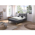 BETT 140/200 cm  in Grau  - Wildeiche/Grau, Design, Holz/Holzwerkstoff (140/200cm) - Carryhome