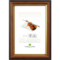 RAHMEN 12,4/17,4 cm  - Dunkelbraun, Basics, Glas/Holz (12,4/17,4cm)