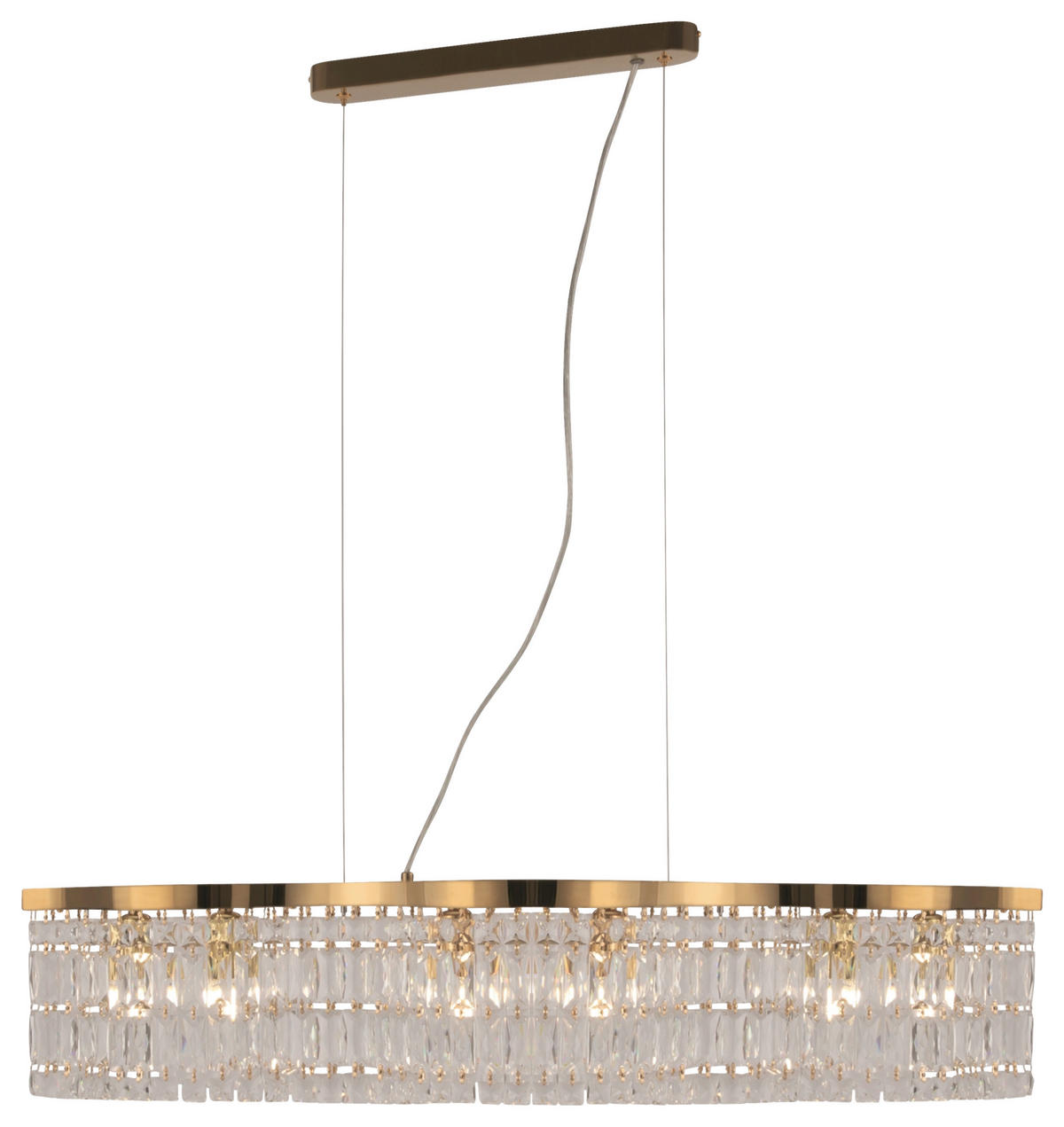 PENDELLEUCHTE  93/18/12,3 cm   - Goldfarben, Basics, Glas/Metall (93/18/12,3cm) - MAYTONI
