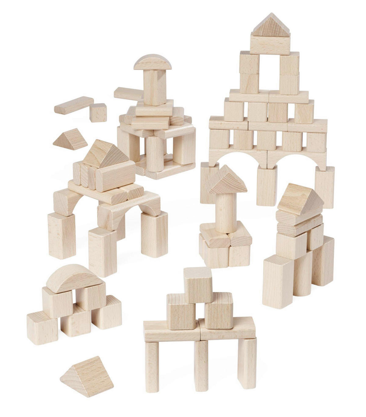 STECKBAUSTEINE - Hellbraun, Basics, Holz (25/13/27.50cm) - Eichhorn