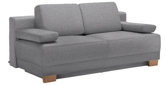 SCHLAFSOFA Felicia in Grau  - Eichefarben/Grau, Design, Holz/Textil (200/93/102cm) - Novel