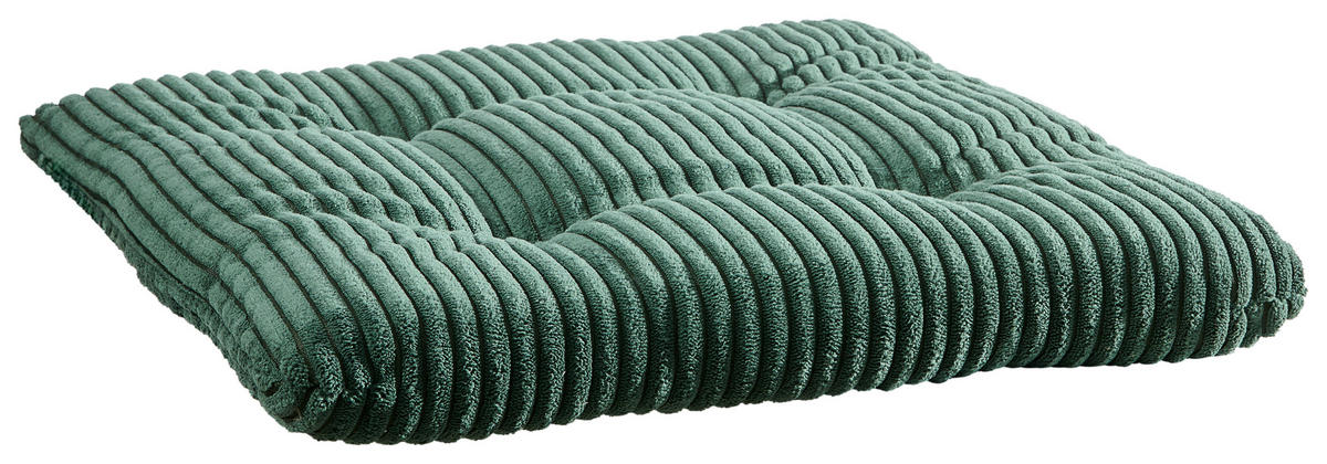 SITZKISSEN 40/40 cm  - Dunkelgrün, Basics, Textil (40/40cm) - Novel