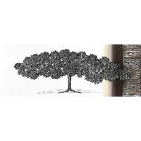 ULJENA SLIKA  150/55 cm       - smeđa/crna, Lifestyle, drvni materijal/tekstil (150/55cm) - Monee