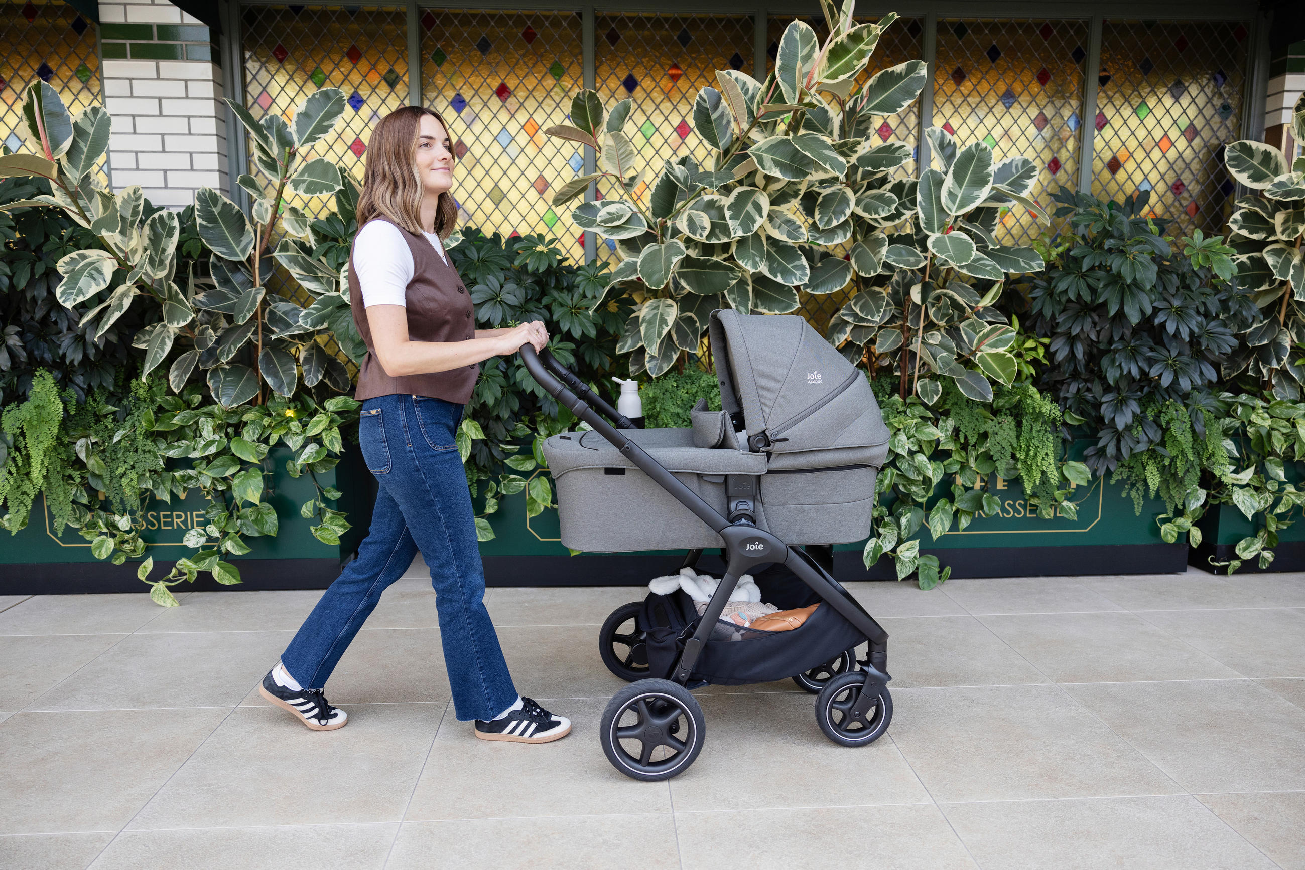 KOMBIKINDERWAGEN  Finiti 2in1  Sandstone  - Sandfarben/Schwarz, Basics, Kunststoff/Metall (60/109/87cm) - JOIE SIGNATURE