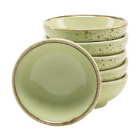 DIPSCHALENSET 8 cm  - Grün, Trend, Keramik (8cm) - Creatable