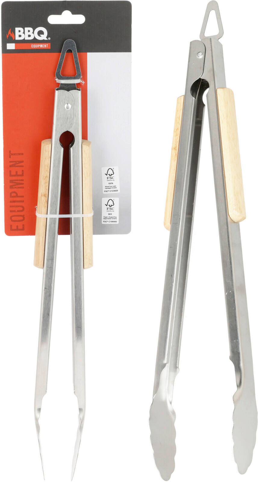 HVATALJKA ZA ROŠTILJ - svijetlo smeđa, Basics, metal (37,5/5/2cm)