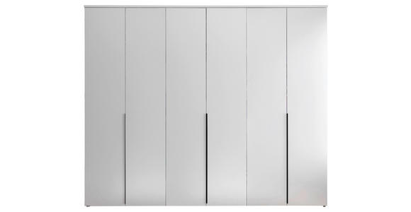 DREHTÜRENSCHRANK in Weiß - Schwarz/Weiß, MODERN, Holzwerkstoff/Kunststoff (270/225/52cm) - Carryhome