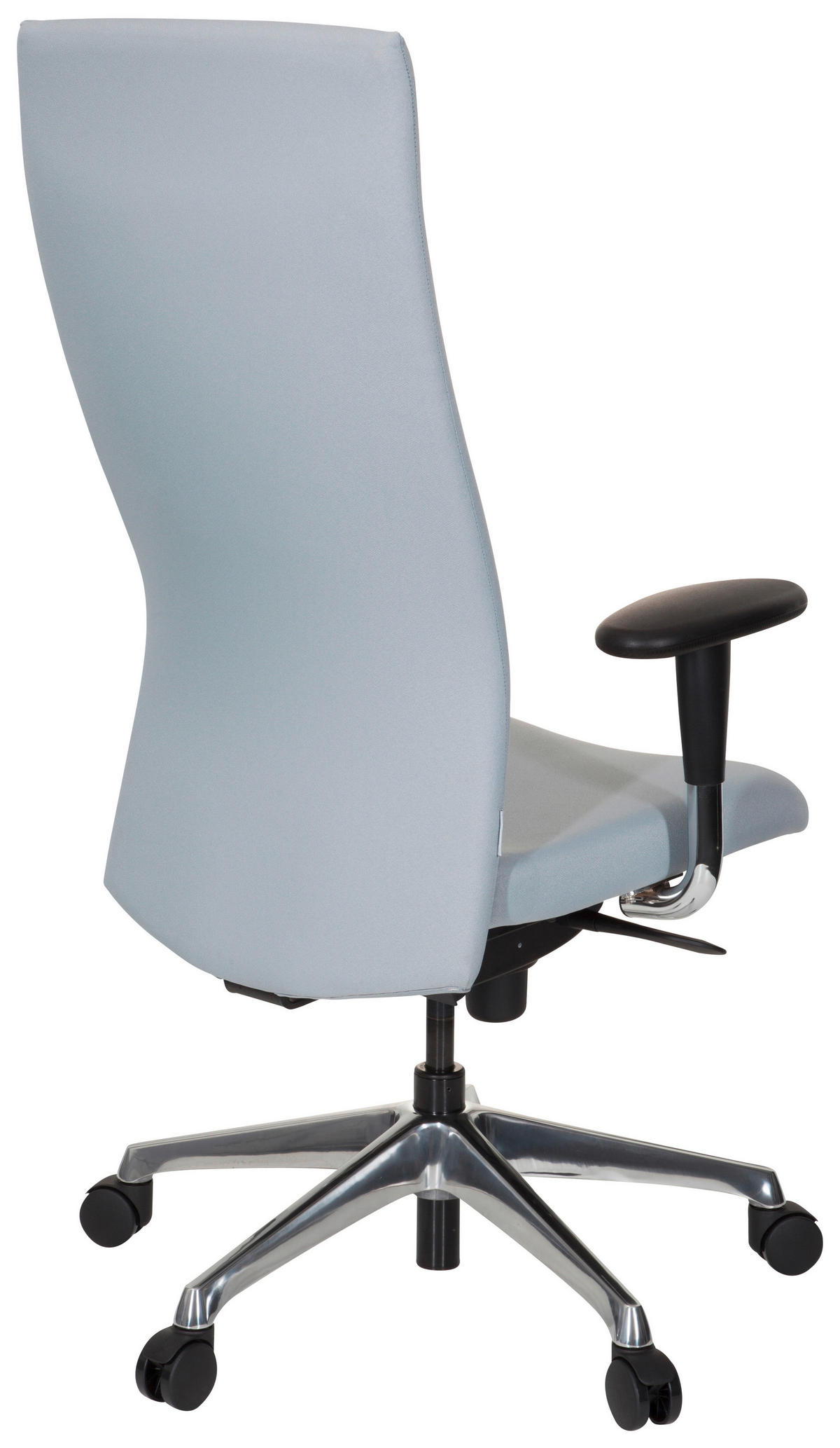 OTOČNÁ ŽIDLE, plochá tkanina, šedá - šedá/barvy hliníku, Moderní, kov/textil (58/131/54cm) - MID.YOU