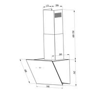 KOTNA KUHINJA - bela/barve aluminija, Trendi, umetna masa/leseni material (250/170cm) - Respekta